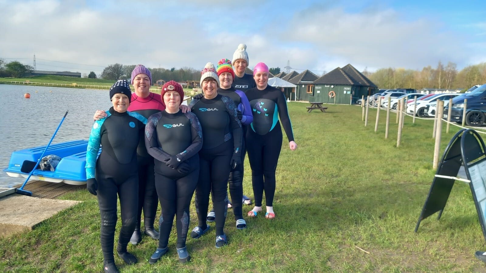 Blue Tits swimming group swim and sing their way to fundraising target