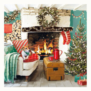 Christmas Cards- The Log Fire